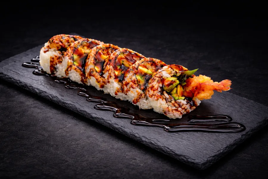 Shrimp Tempura Roll from GENKIS SUSHI