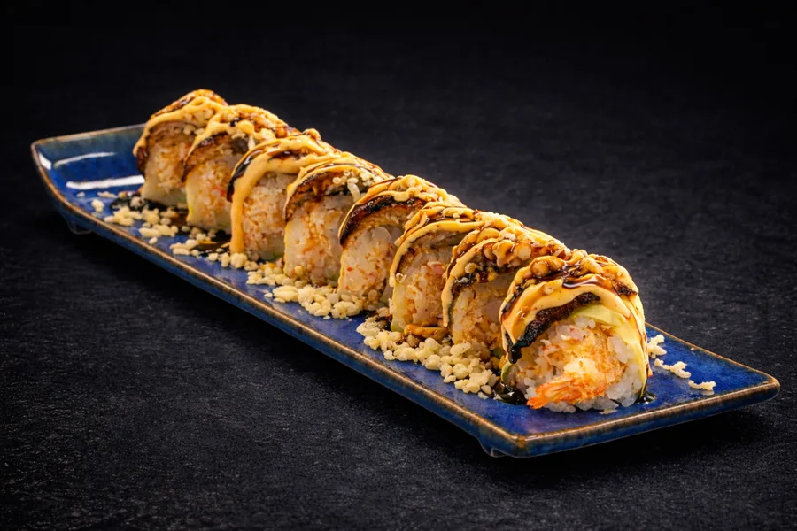 Crazy Eel Roll at GENKIS SUSHI in Dallas